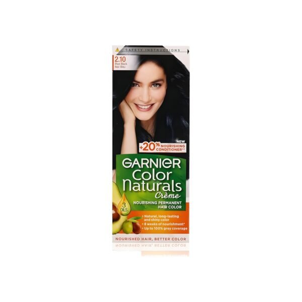Garnier Color Naturals Permanent Crème Hair Color - 2.1 Blue Black