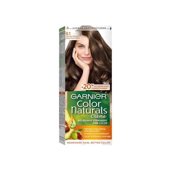 Garnier Color Naturals Permanent Crème Hair Color - 6.1 Dark Ash Blonde