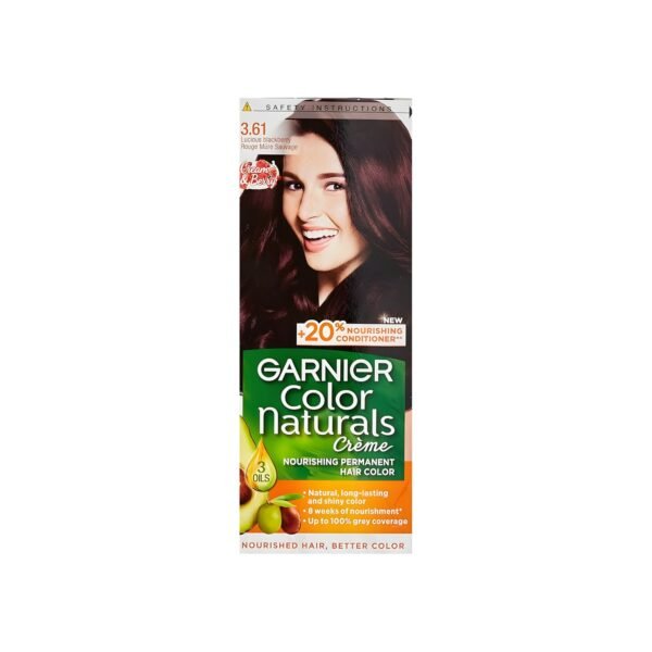 Garnier Color Naturals Permanent Crème Hair Color - 3.61 Luscious Blackberry