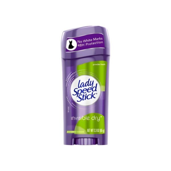 Lady Speed Stick Antiperspirant Deodorant Invisible Dry Powder Fresh 2.30 oz (Pack of 5)