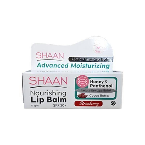 SHAAN NOURISHING LIP BALM STRAWBERRY 5GM