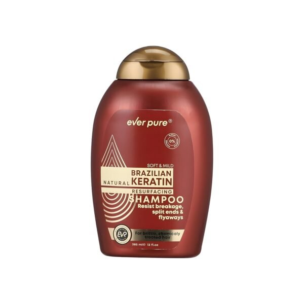 Ever pure shampoo - brazilian keratin therapy - 385 ml