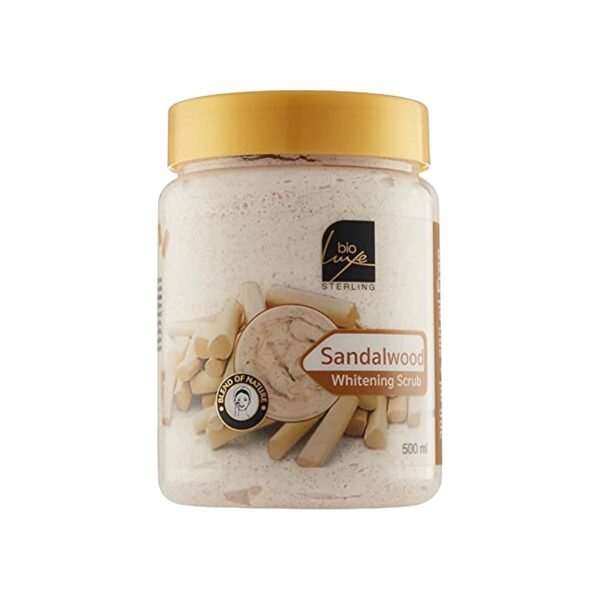 Bio Luxe Sandal Wood Whitening Scrub, 500 ml