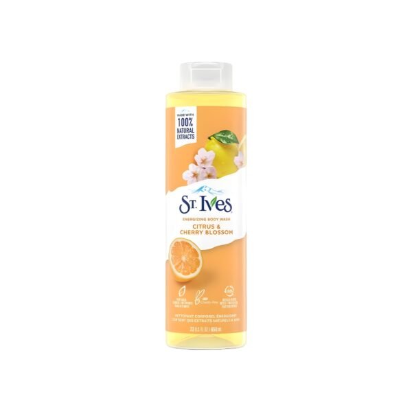 Energizing Body Wash Citrus & Cherry Blossom certified cruelty-free by PETA 650 ml