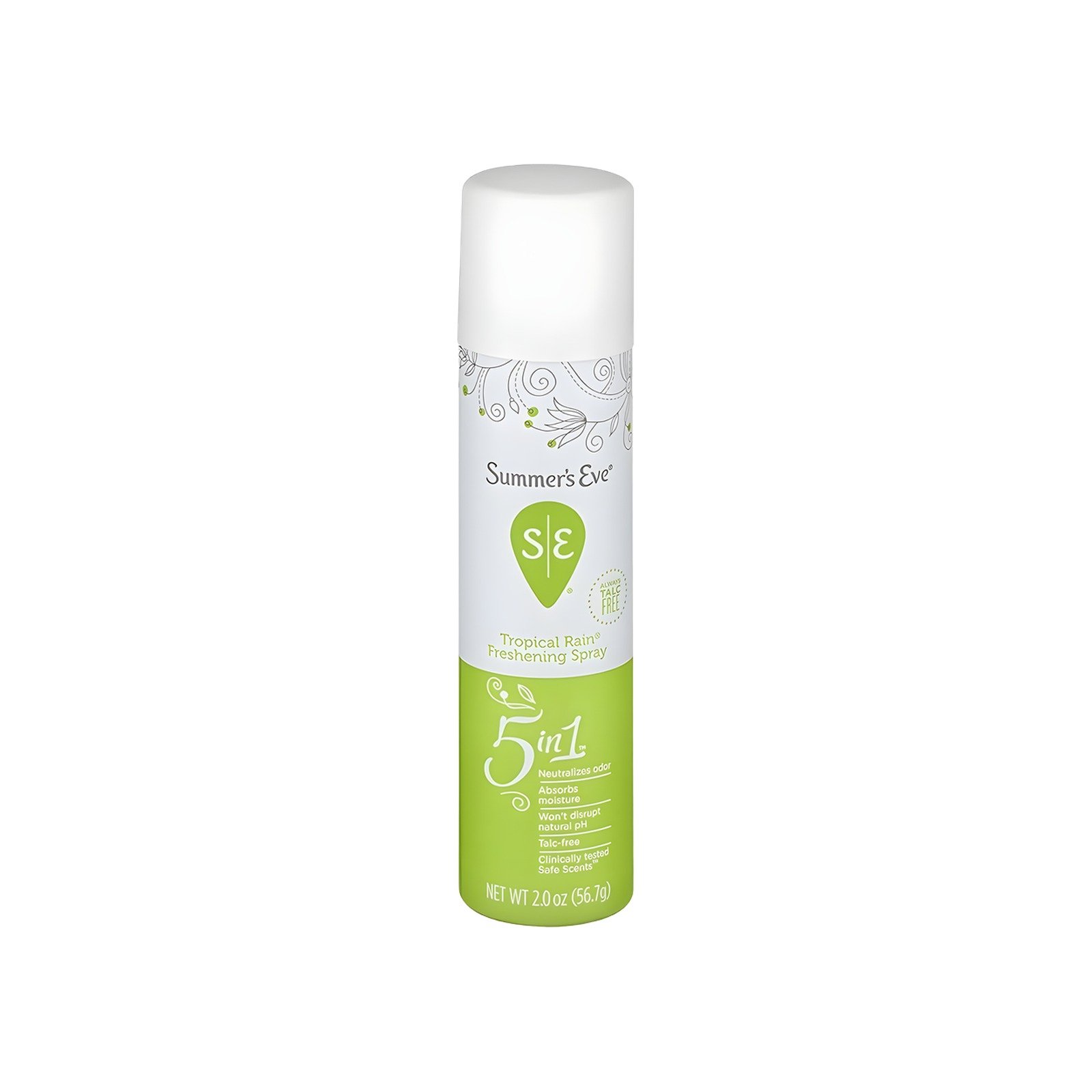 Summer's Eve Feminine tropical Rain Deodorant Spray, 59 ml