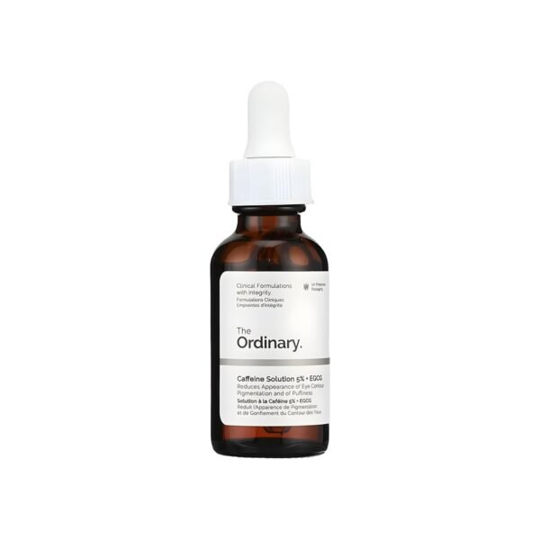 The ordinary caffeine solution 5 percent plus egcg