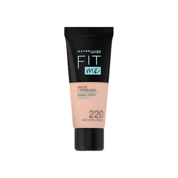 Maybelline New York Fit Me Matte + Poreless – 220 Natural beige