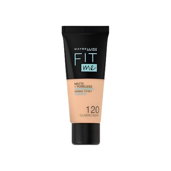 Maybelline New York Fit Me Matte + Poreless – 120 CLASSIC IVORY