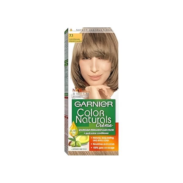 Garnier Color Naturals Permanent Crème Hair Color - 7.1 Ash Blonde