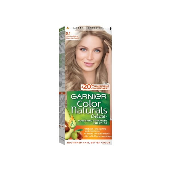 Garnier Color Naturals Permanent Crème Hair Color - 8.1 Light Ash Blonde