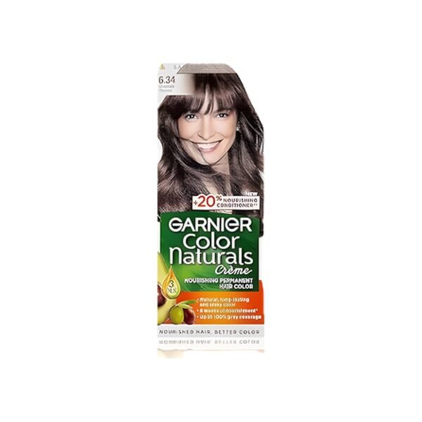 Garnier Color Naturals Permanent Crème Hair Color - 6.34 Chocolate Brown