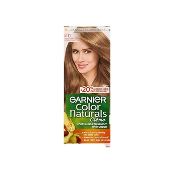 Garnier Color Naturals Permanent Crème Hair Color - 8.11 Deep Ashy Light Blonde
