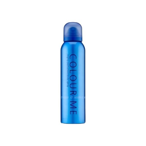 Men's Milton-Lloyd Colour Me Azure Blue 150ml Body Spray.