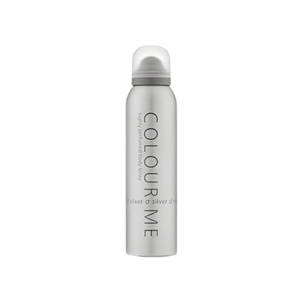 Colour Me Body Spray - Silver - For Men - 150ml