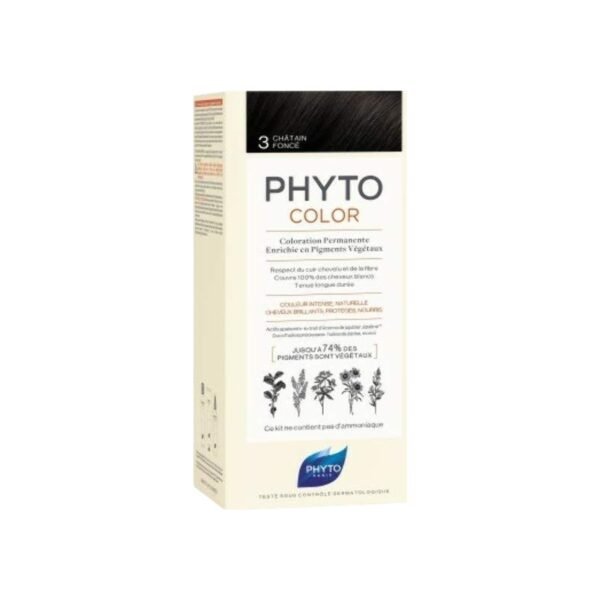 Hair dye 3 dark brown from Phyto