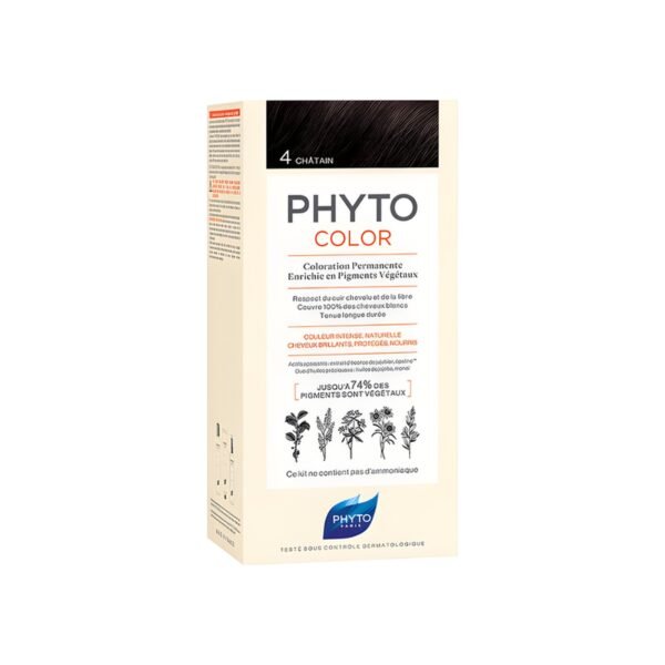 Permanent Hair Color - Brown 4 - Phyto Color