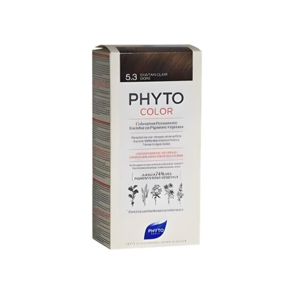 Permanent Hair Color - Light Golden Brown 5.3 - Phyto Color