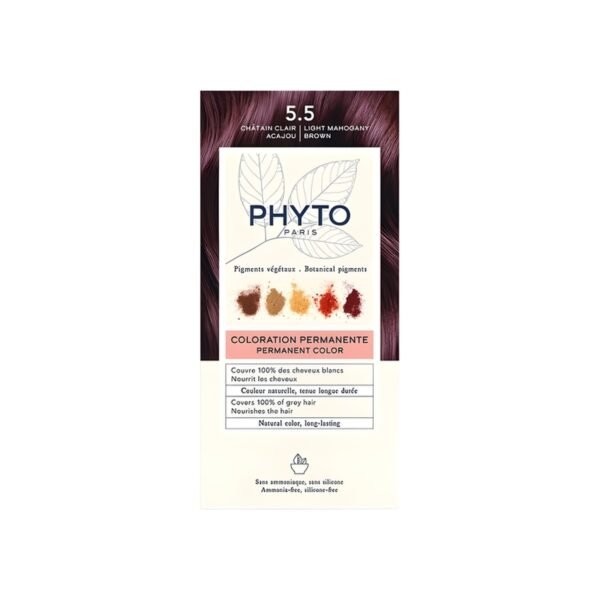 Color Permanent Color - Hair Colour: 5.5 Mahogany Light Chestnut