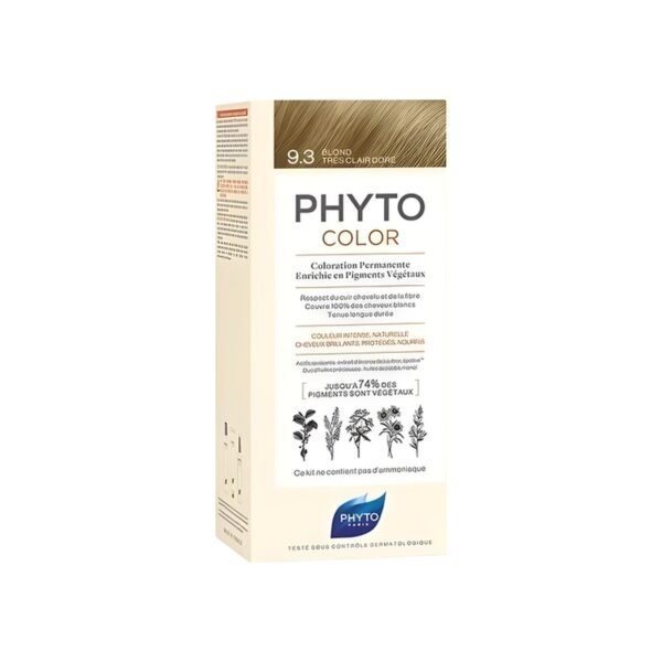PHYTO PHYTOCOLOR 9.3 VERY LIGHT GOLDEN BLONDE