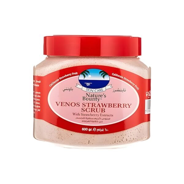 Nature's Bounty Venos Strawberry Scrub For Face & Body 600 Ml