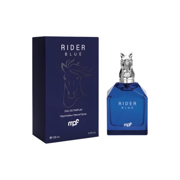 MY PERFUMES mpf RIDER BLUE 100ml 3.4oz Eau De Parfum SPRAY
