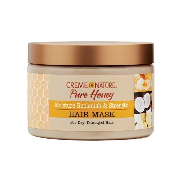 Creme of nature pure hair mask jar, honey, 11.5 oz