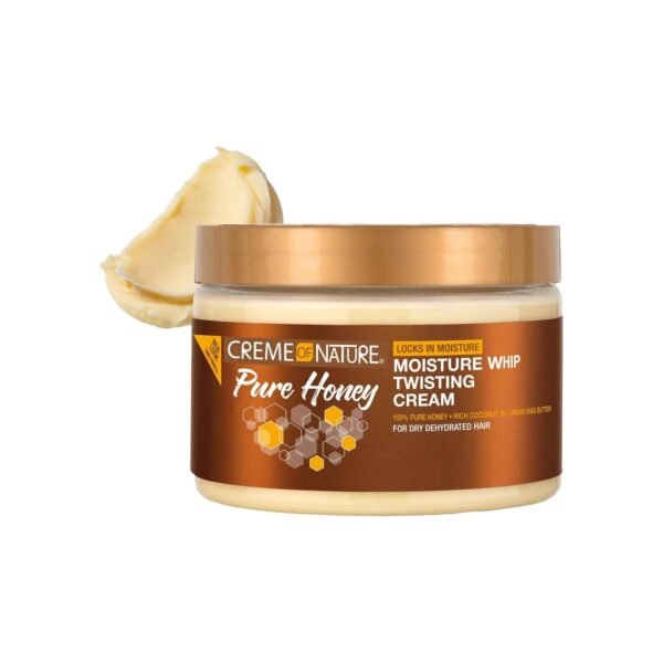 CREAM OF NATURE Pure Honey Rich Coconut Oil Creamy Shea Butter CURL TWISTING CREAM For Dry Dehydrated Hair 326ML