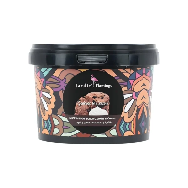 jardin flamingo مقشر للوجه والجسم cookies