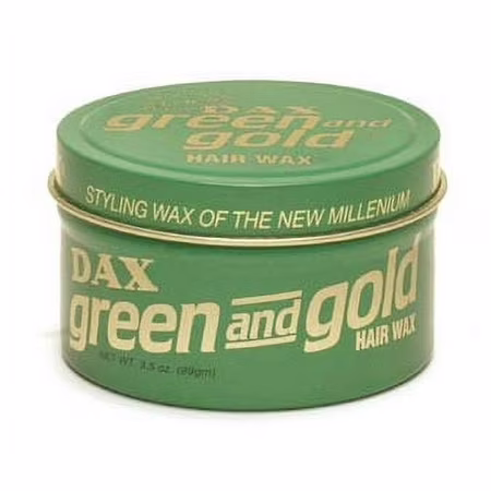 DAX Green & Gold Hair Wax (3.5 oz / 99g)